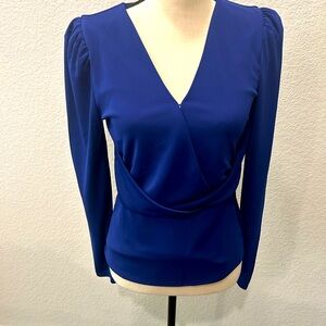 Brand New INC Cobalt Blue Blouse - Size Small - NWT